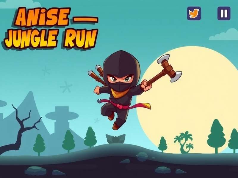 Anise Jungle Run Ninja character design